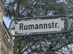 Rumannstraße (Straßenschild)
