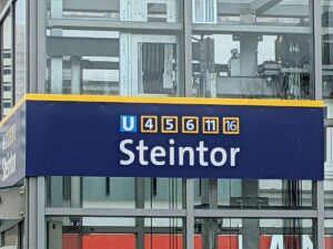 Steintor Haltestellenschild