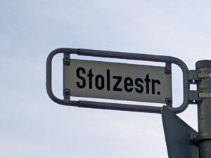 Stolzestraße (Straßenschild)