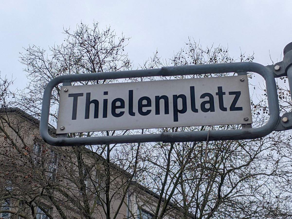 Thielenplatz (Straßenschild)