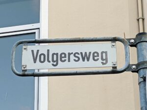 Volgersweg (Straßenschild)