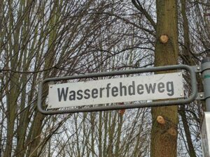 Wasserfehdeweg (Straßenschild)