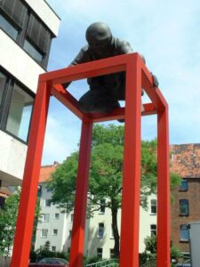 Lindener Butjer am alten Standort vor der ehemaligen Volksbank