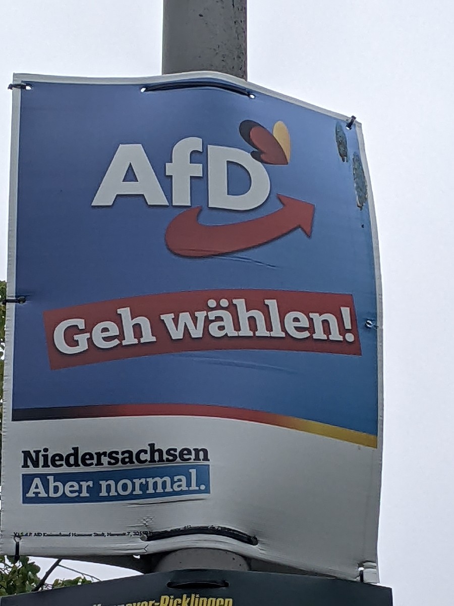 Geh wählen, aber nicht AfD