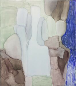 Constanze Böhm, Kinuta | 150 x 170 cm | Eitempera auf Leinwand | 2022 