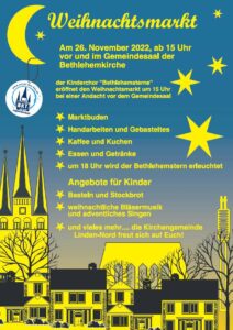 Weihnachtsmarkt der Kirchengemeinde Linden-Nord