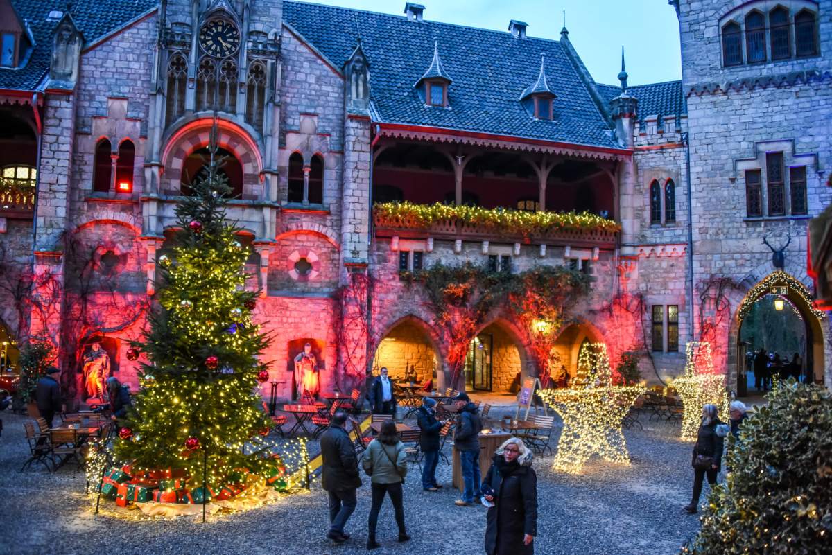 Wintermärchen auf der Marienburg