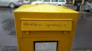 Briefkasten - Hoffentlich ein Liebesbrief