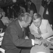 Rudorf Augstein mit Willy Brandt, 1970