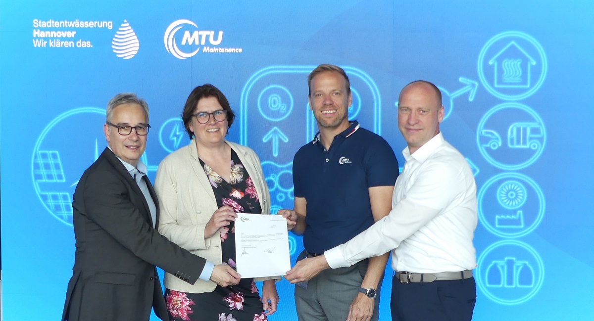 MTU interessiert sich für Wasserstoff der Stadtentwässerung