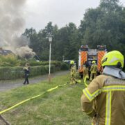 Laubenbrand in Mittelfeld