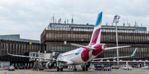 Eurowings A320 am Flughafen Hannover
