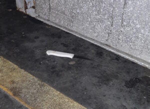 Das weggeworfene Messer