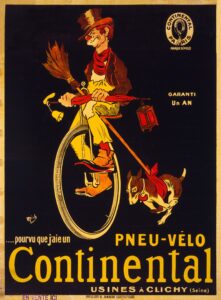 Werbeplakat der Conti um 1900