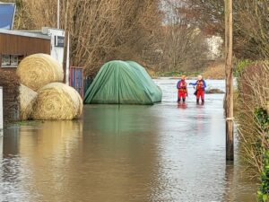 Die Feuerwehr im Einsatz in Limmer