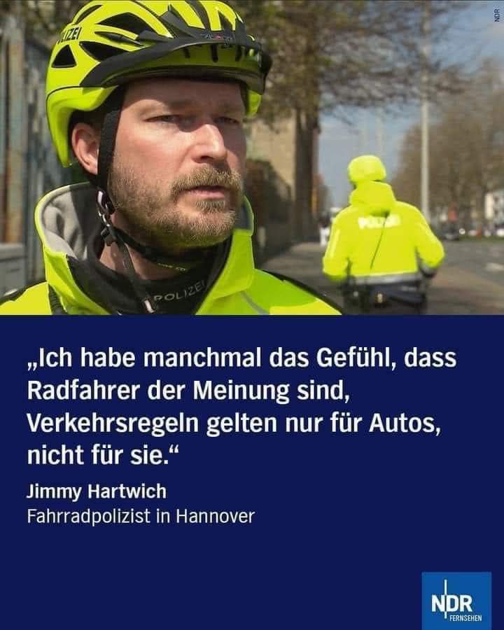 Fahrradpolizist Jimmy Hartwich