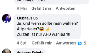 Kommentar vom Clubhaus 06