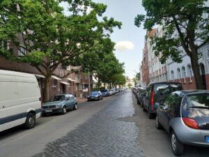Straßenbäume an der Landwehrstraße in Hannover Döhren