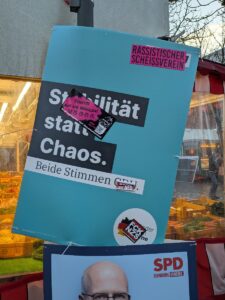 CDU Plakat - Stabilität statt Chaos