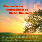 Himmelfahrtsgottesdienst im von-Alten-Garten