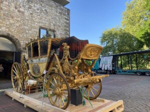 Kutsche vor Kupfertor am Historischen Museum
