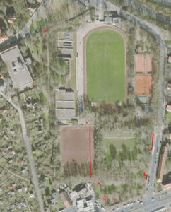 Gesperrte Bereiche - Lindener Volkspark / Am_Spielfelde