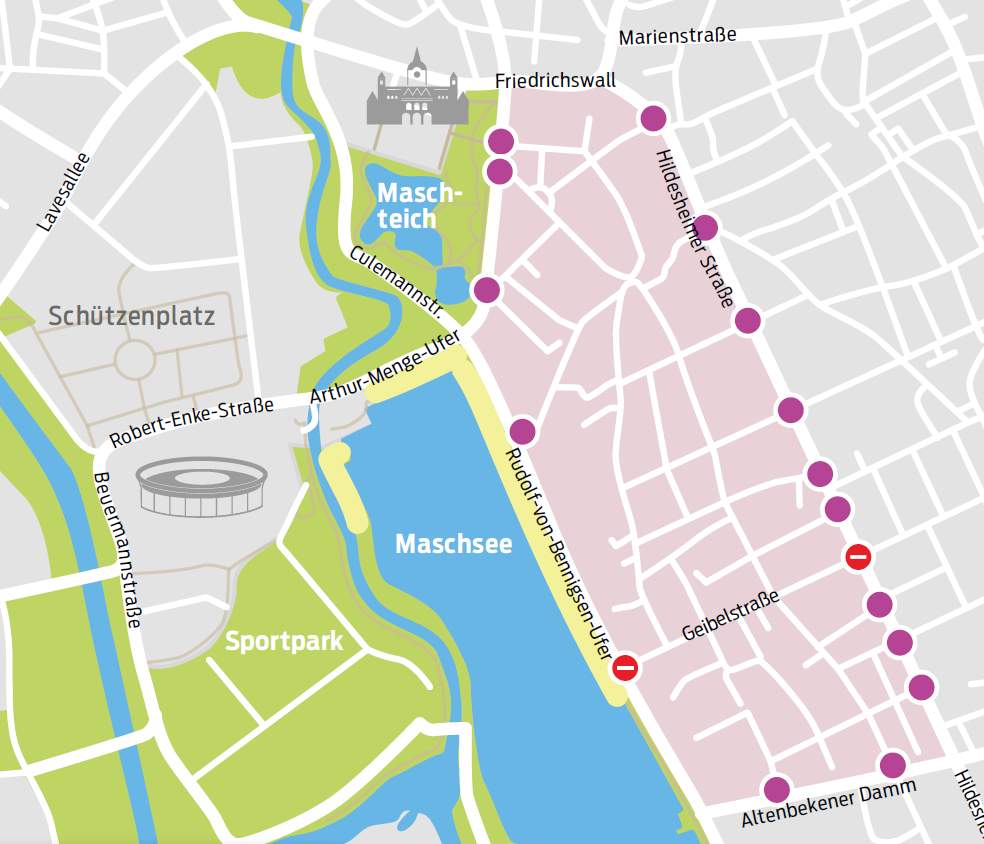 Sperrung der Südstadt zum Maschseefest 2025